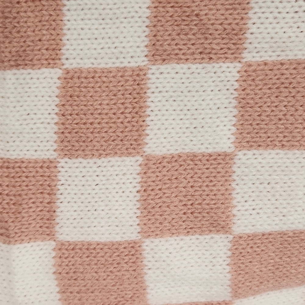 Just Polly New York Pink Check Sweater Vest - Picture 4 of 5